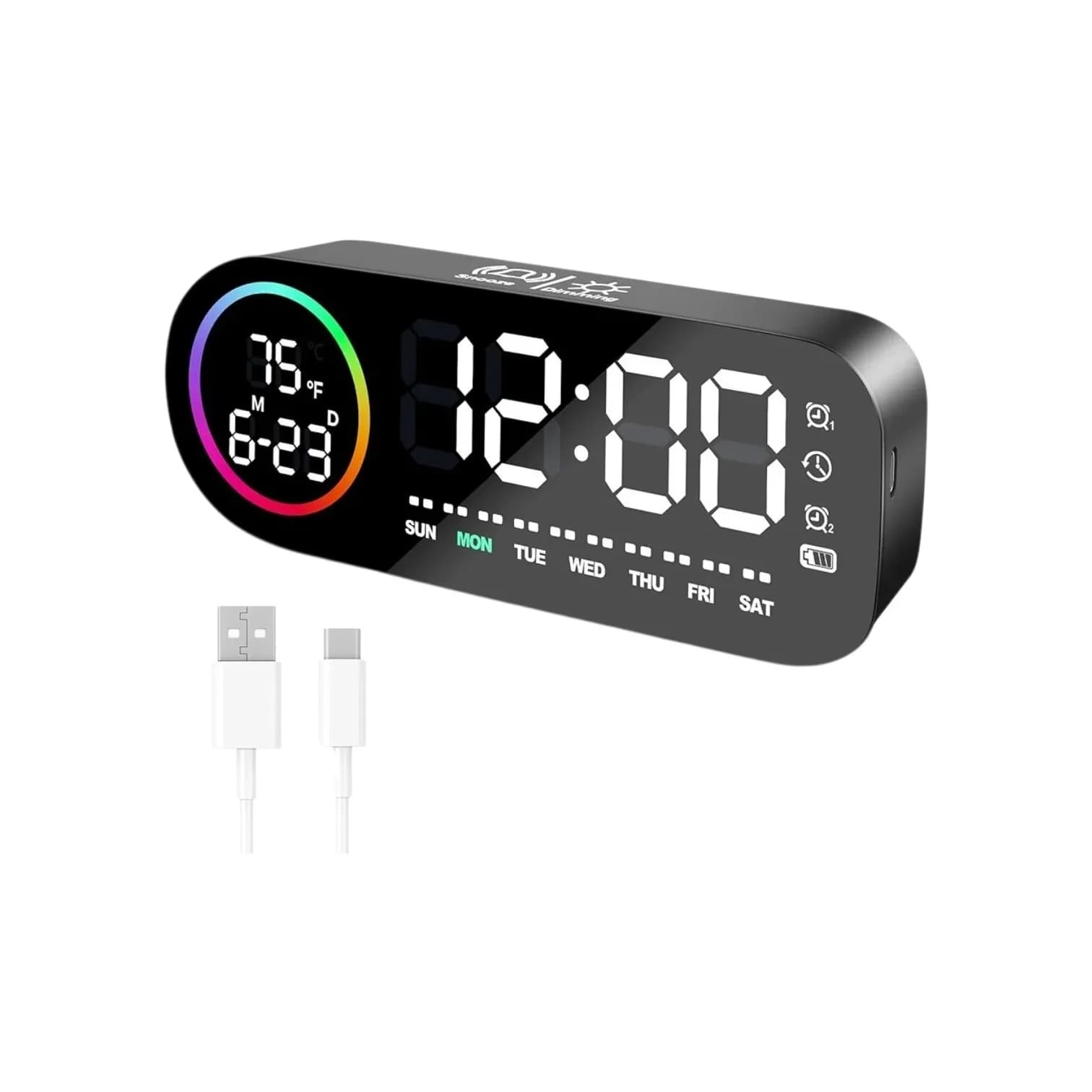 RUISUNG RS-2708 digital LED clock
