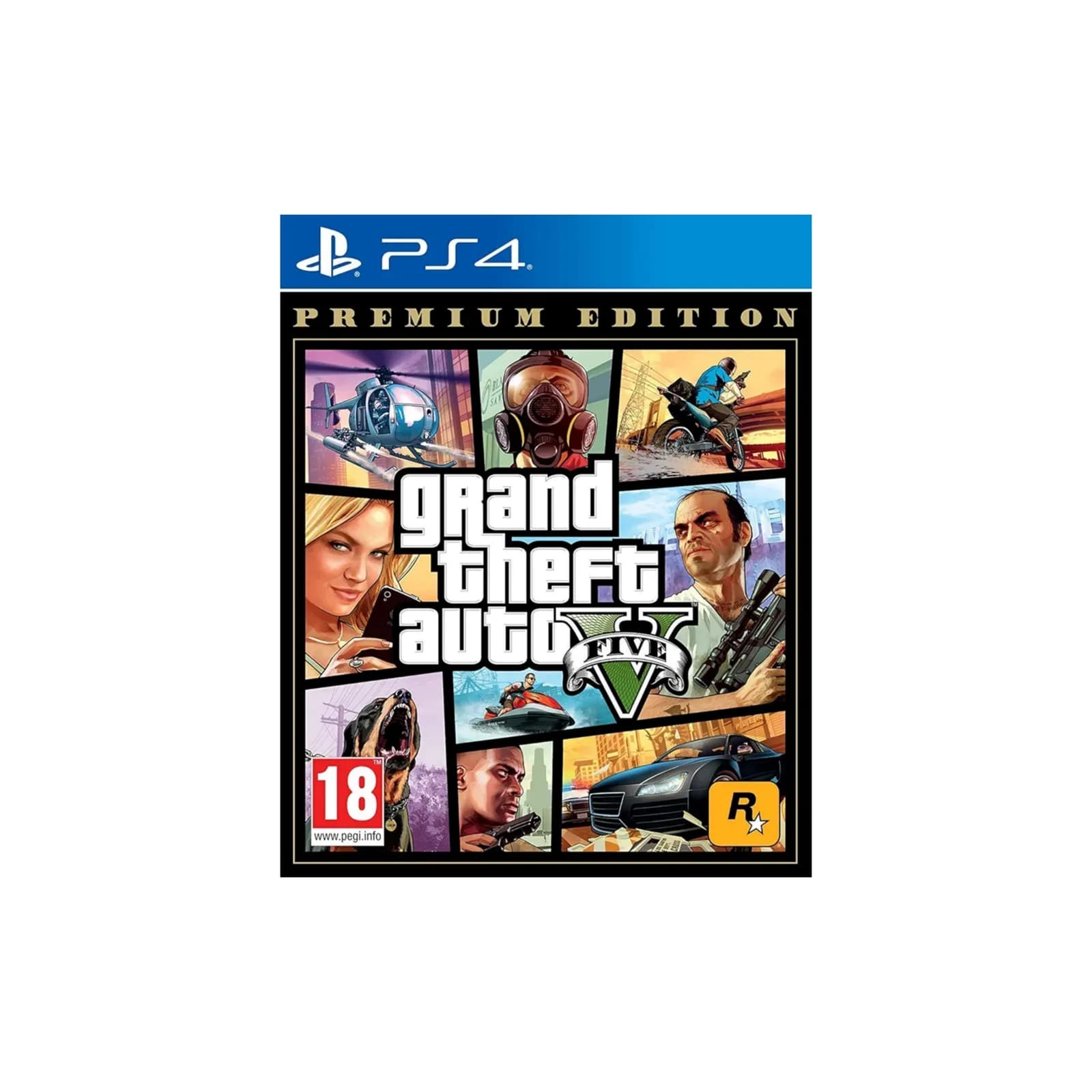 Grand Theft Auto V - Premium Online Edition (PS4)