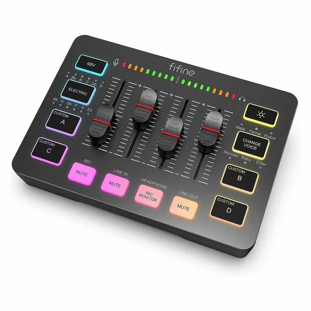 ampligame gaming mixer fifine sc3