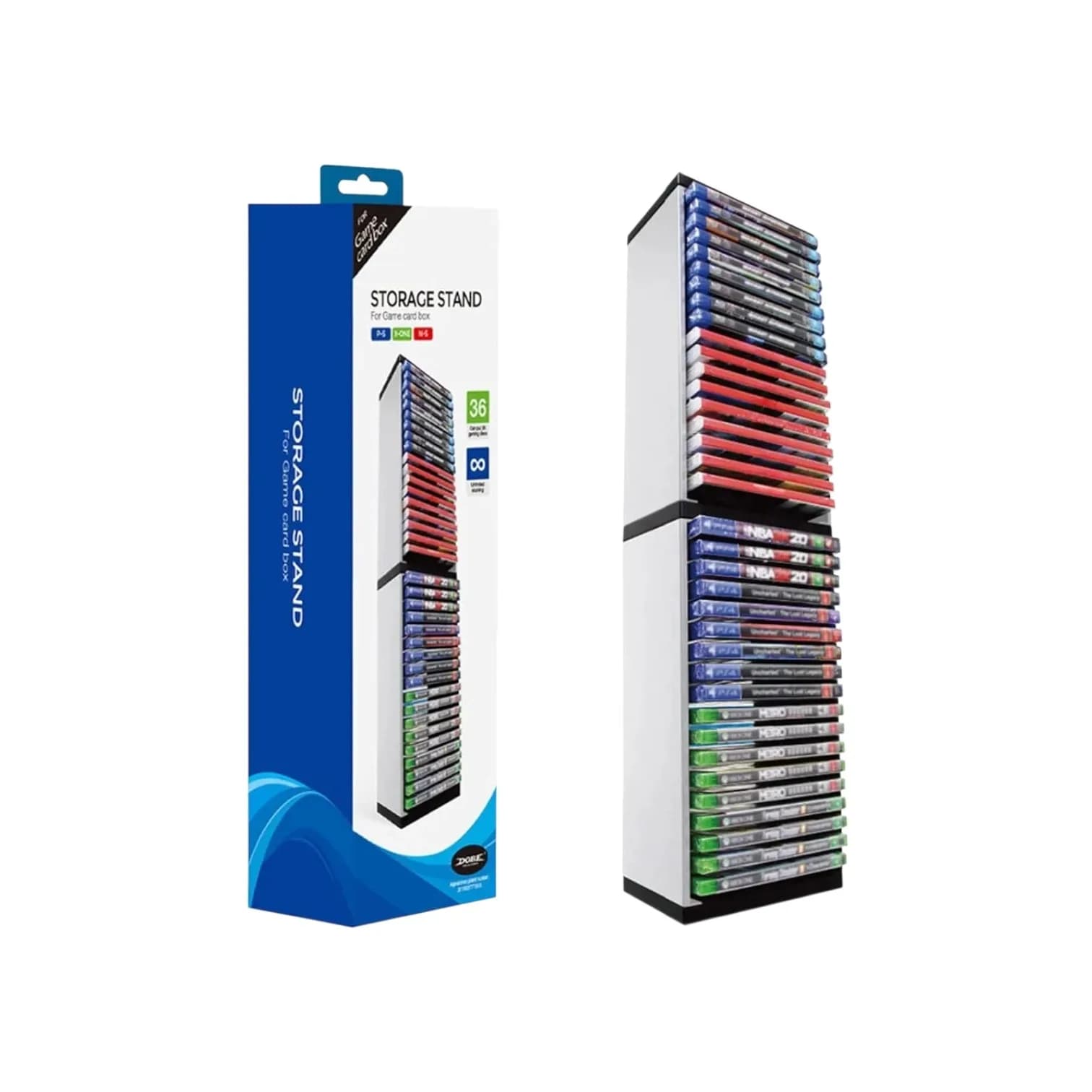 DOBE Storage Stand For Game Card Box