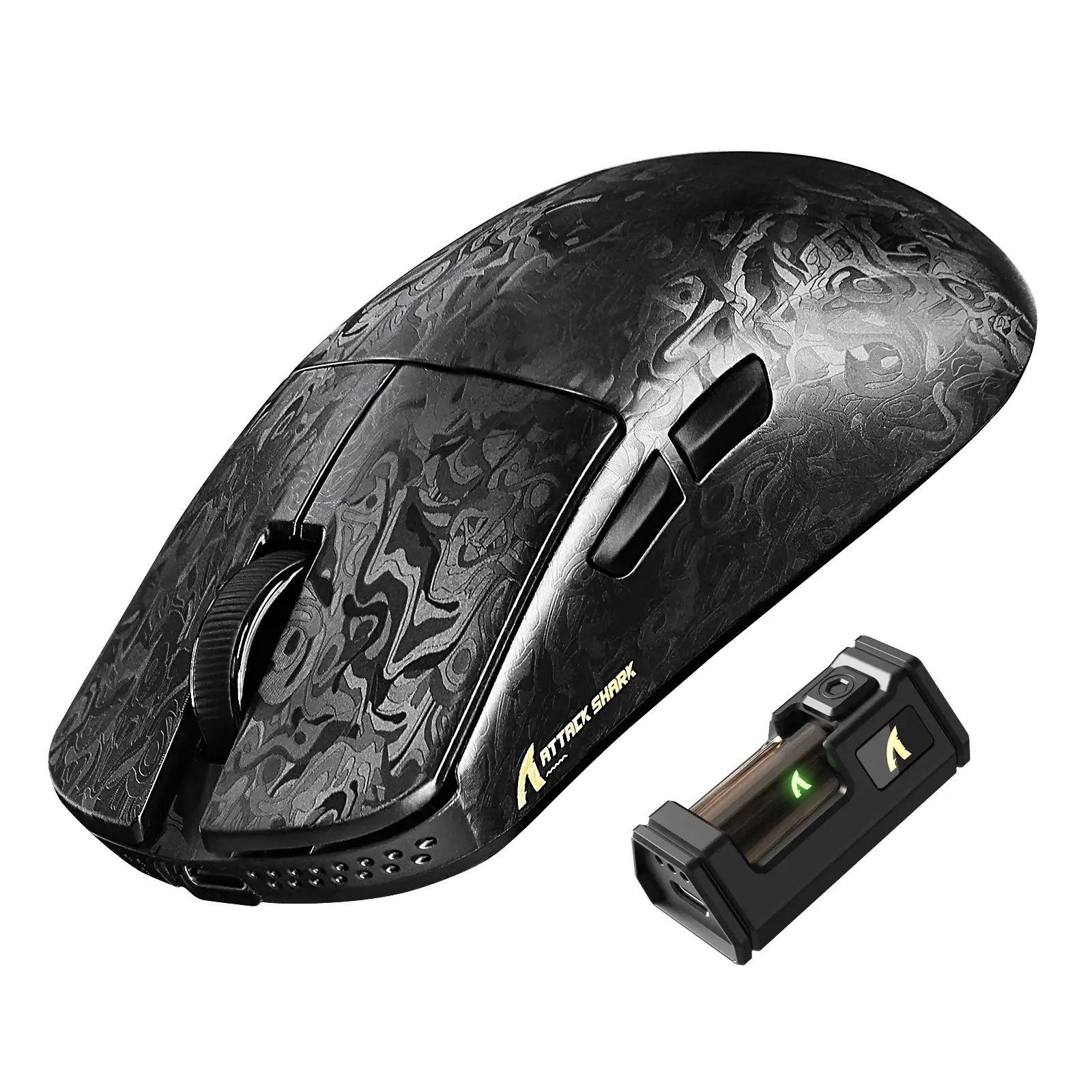ماوس ATTACK SHARK R11 ULTRA Carbon Fiber Wireless 8K Gaming Mouse