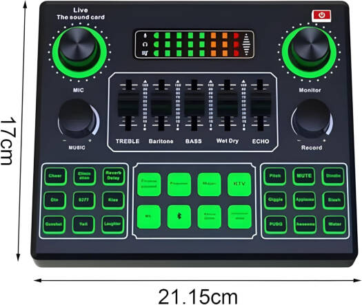Bortony V9 Live Sound Card Mixer - صورة 2