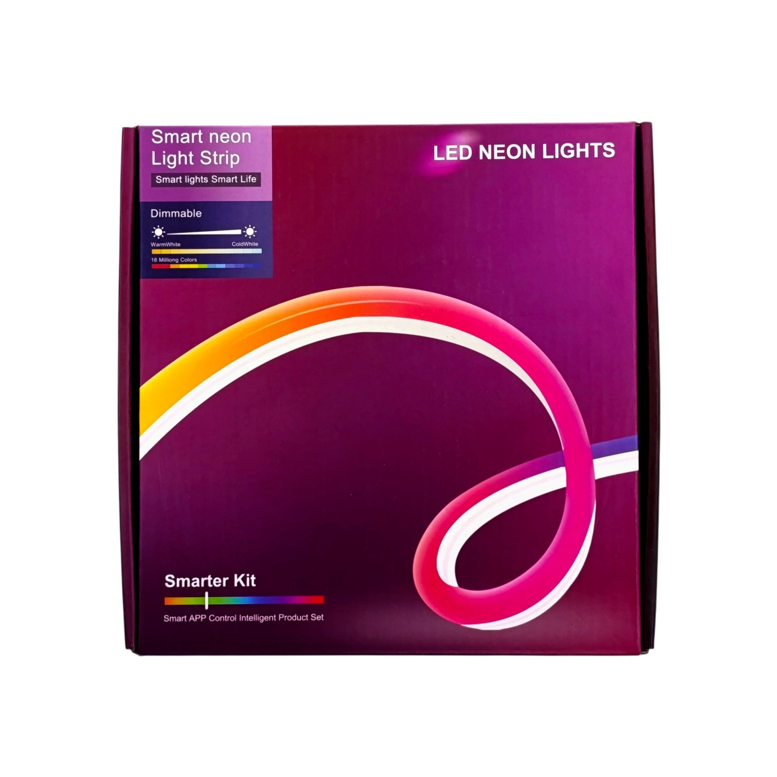 (3M) RGBW+IC LED Neon Rope Light Smart
