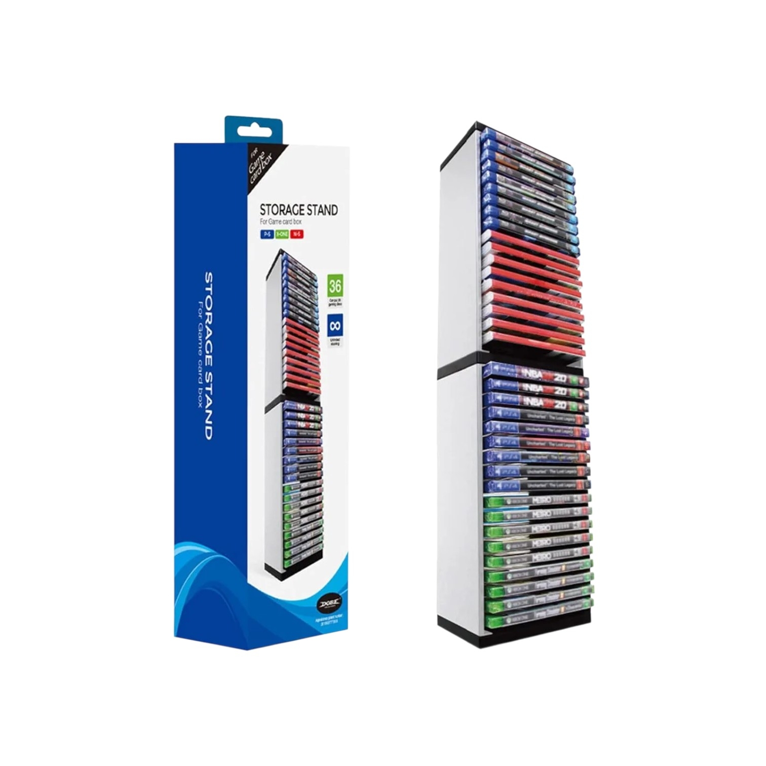 DOBE Storage Stand For Game Card Box