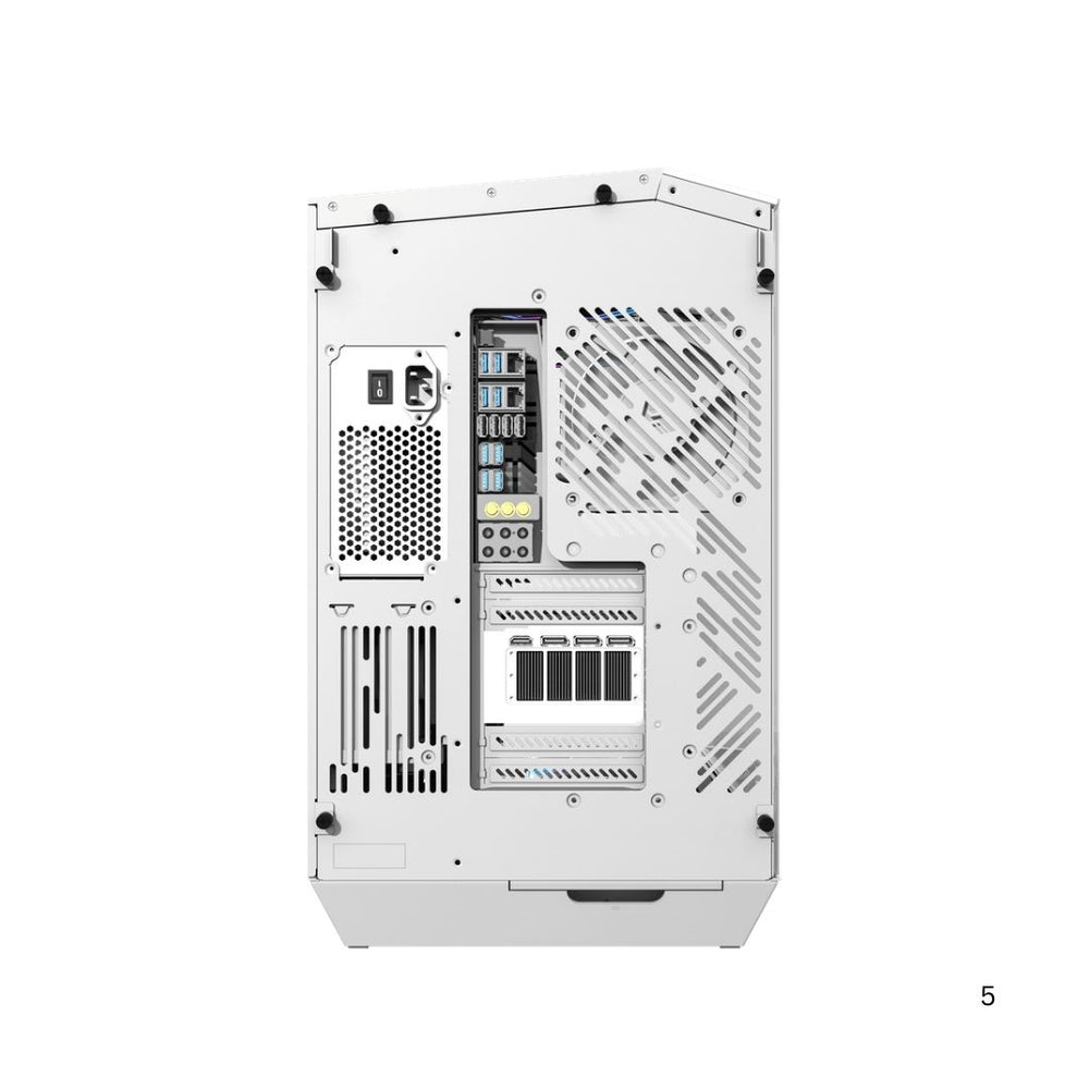 DarkFlash DY470 Mid Tower Case - White - صورة 4