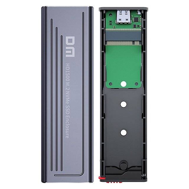 DM M.2 NVMe SSD Enclosure USB 3.2 Gen 2 [HD1500] - صورة 2